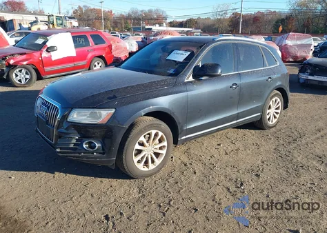 2013 Audi Q5 2.0T Premium from USA, damaged, VIN WA1LFAFP3DA049175